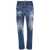 DSQUARED2 DSQUARED2 Distressed Skinny Jeans NAVY BLUE