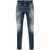 DSQUARED2 DSQUARED2 Distressed Slim-Cut Jeans NAVY BLUE