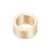 Maison Margiela Maison Margiela Ribbed Chunky Ring YELLOW GOLD PLATING BURATTATO