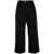 Patou Patou Wide-Leg Cropped Trousers Black