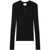 COURRÈGES Courrèges Logo-Embroidered Ribbed Jumper Black