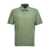 ZEGNA Linen polo shirt Green