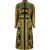 Versace Chemisier Dress BLACK+DARK OLIVE+GOLD