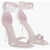 Alexander McQueen Satin Sandals With Strap Heel 10Cm Pink