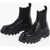 Dolce & Gabbana Leather Chelsea Boots With Tank Soles Black