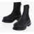 Valentino Garavani Chelsea Boots With Stud Details And Tank Sole Black