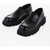 Dolce & Gabbana Brushed Leathers Penny Loafers Black