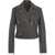 Pinko Biker jacket 'Sensibile' in leather Brown