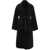 Pinko Coat 'Uvaggio' with waist belt Black