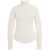 Pinko Knitted sweater with stand-up collar White