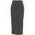 Pinko Slit skirt 'Ombrello' Grey