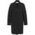 Harris Wharf London LONDON Single-breasted coat in pressed wool Black