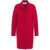 Harris Wharf London LONDON Single-breasted coat in pressed wool Red