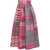 5 Progress Printed pleated skirt 'Horse' Pink