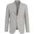 Tagliatore Single-breasted blazer in virgin wool blend Grey