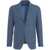 Tagliatore Single-breasted blazer in virgin wool blend Blue