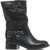 CURIOSITE Biker boots Black