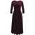 Gender Maxi dress in velvet Red