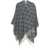 Liu Jo Poncho with monogram Grey