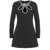 Guess by Marciano Mini dress with rhinestone applique Black