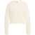 Jucca Cropped knit sweater White