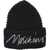 Moschino Knitted beanie with logo Black