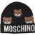 Moschino Beanie with logo Black