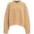 Roberto Collina Knit sweater with open side seam Beige