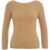 Roberto Collina Knit sweater in angora Brown