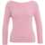 Roberto Collina Knit sweater in angora Pink