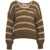 American Dreams Knit lurex pullover 'Katie' Brown