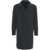 Tagliatore Pressed wool coat Black