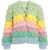 Dawn x Dare Mohair knit cardigan ‘Arena’ Multicolor