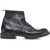 MOMA Leather lace-up boots Black