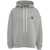 JOSHUAS Hoodie with embroidered logo Grey