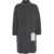 AMARANTO Outdoor wool coat Grey