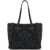 GIANNI CHIARINI Shopper 'Marcella' in Woll-Boucle-Stoff Black