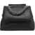 Orciani Puffer bag with chain shoulder strap Black