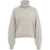 CRUSH Cashmere Knit pullover with turtleneck Grey