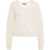 CRUSH Knit sweater in cashmere White