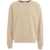 CLOSED Sweater with embroidered logo Beige