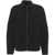 Transit Virgin wool cardigan with high collar Black