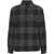 Woolrich Alaskan Wool Check Overshirt Grey