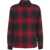 Woolrich Alaskan Wool Check Overshirt Red