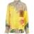 Pierre Louis Silk blouse with floral print Yellow