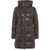 Save the Duck Long eco down jacket 'Ines' Brown