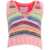 Dawn x Dare Mohair knit vest 'Ginny' Multicolor