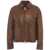 Golden Goose Leather jacket 'Maurice' Brown