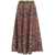 Pierre Louis Silk skirt with print Multicolor