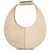 STAUD Split Moon Bag Beige